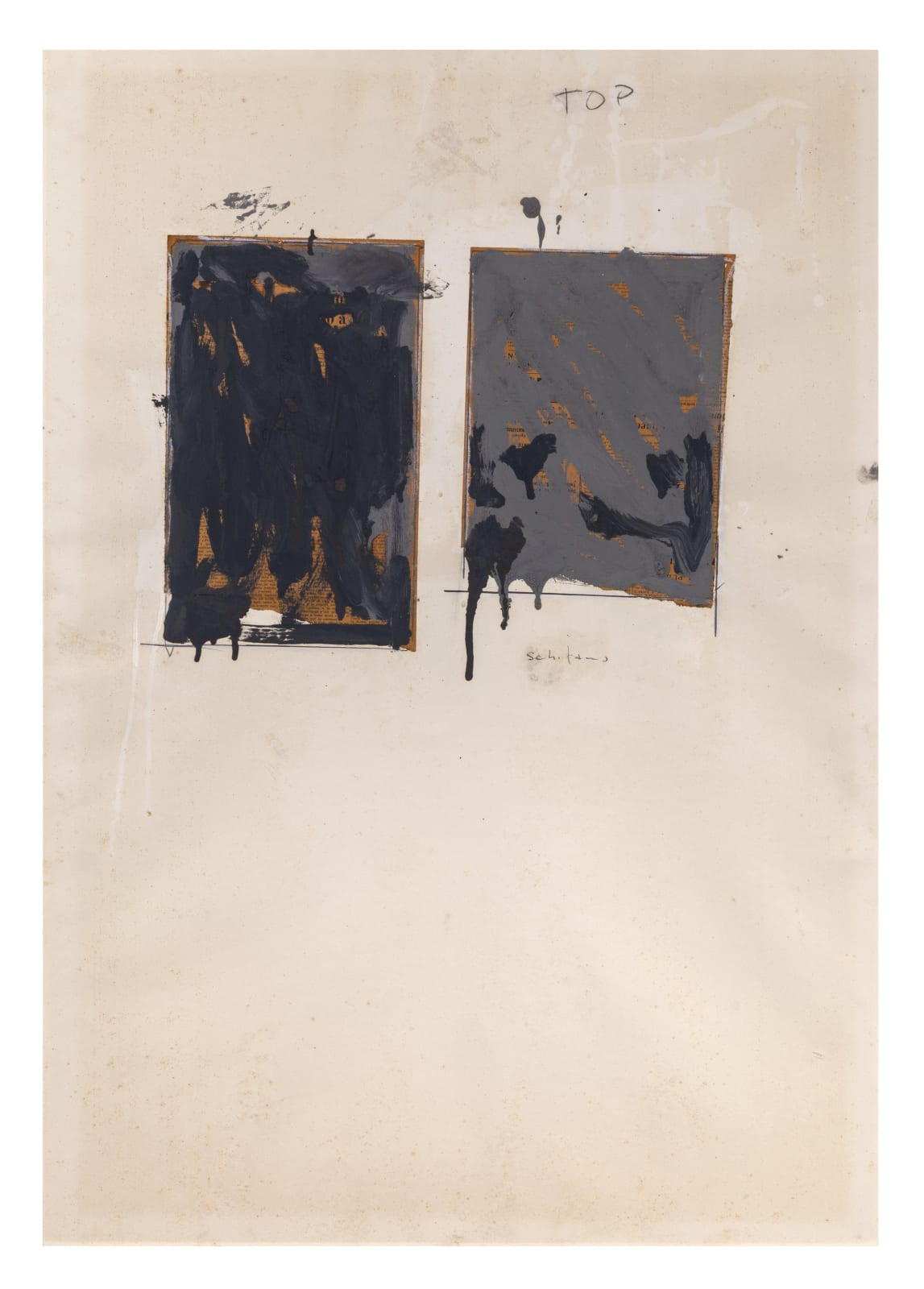 Mario Schifano, Untitled, Eseguita negli anni '70