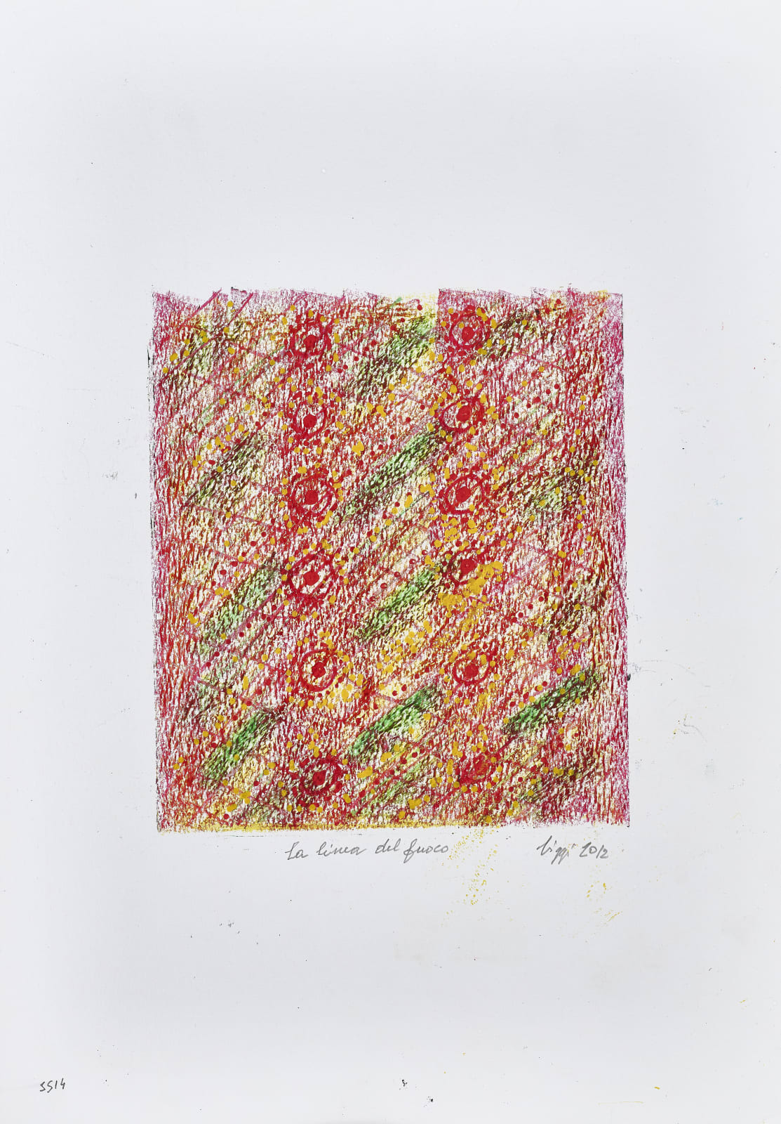 Gastone Biggi, La linea del fuoco, 2012