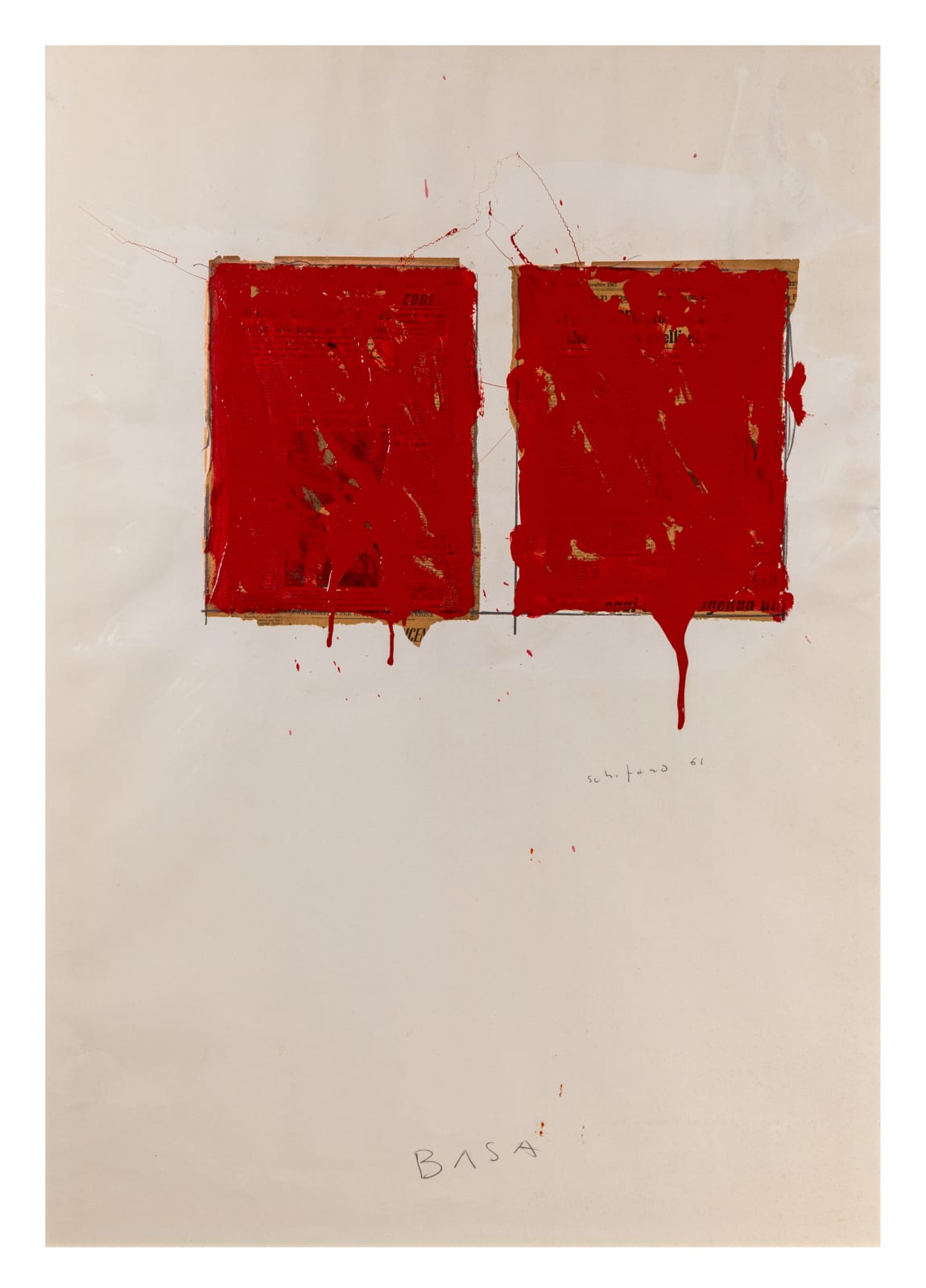 Mario Schifano, Untitled, Eseguita negli anni '70