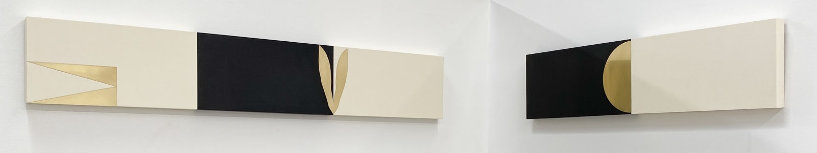 Elspeth Schulze, Alternating Frieze (Ivory, Black, Brass), 2024