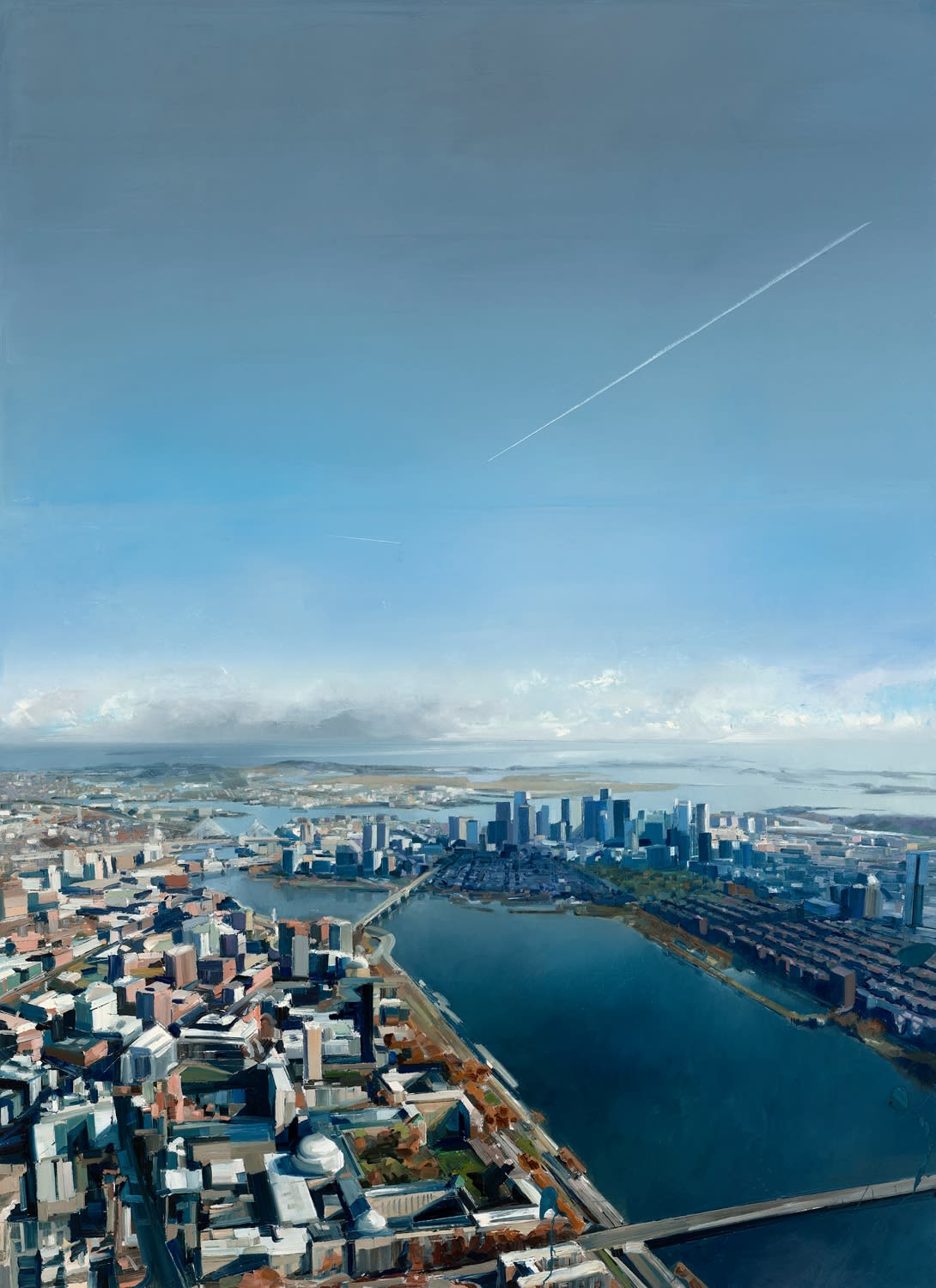 Wilhelm Neusser, Boston Blues (Landscape/Boston 2107), 2021