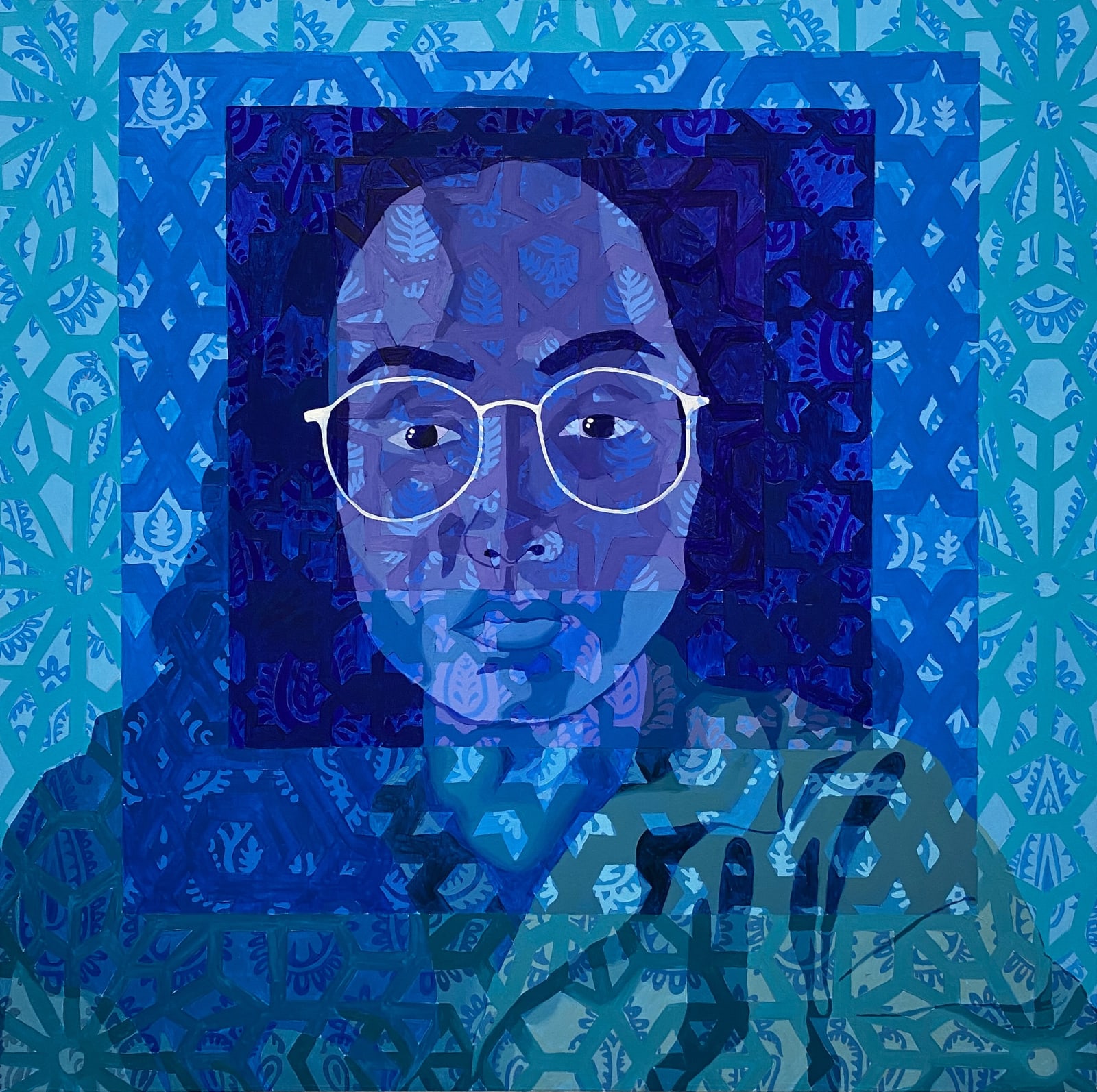 Monica Srivastava, Homage to the East (monochromatic) III, 2025