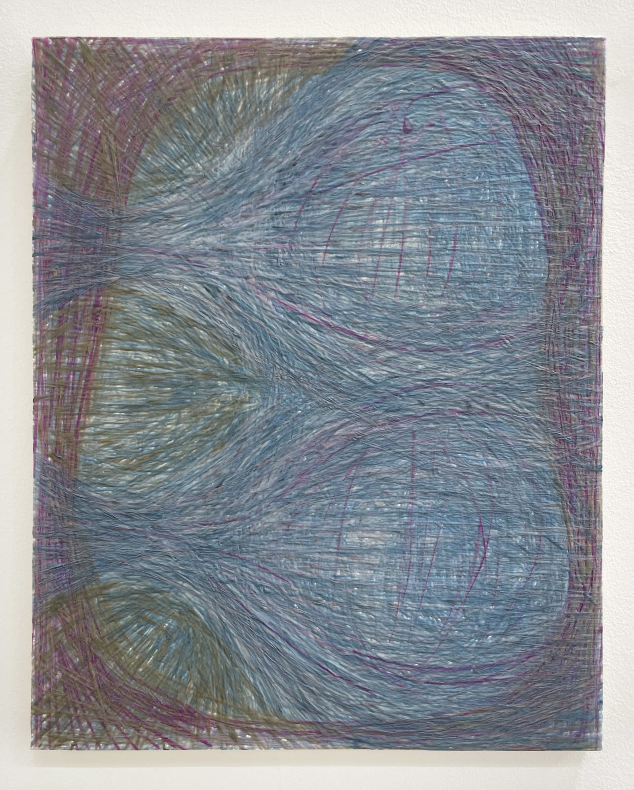 Abel Guzman, Untitled (Blue-Grey-Violet Vibration), 2021