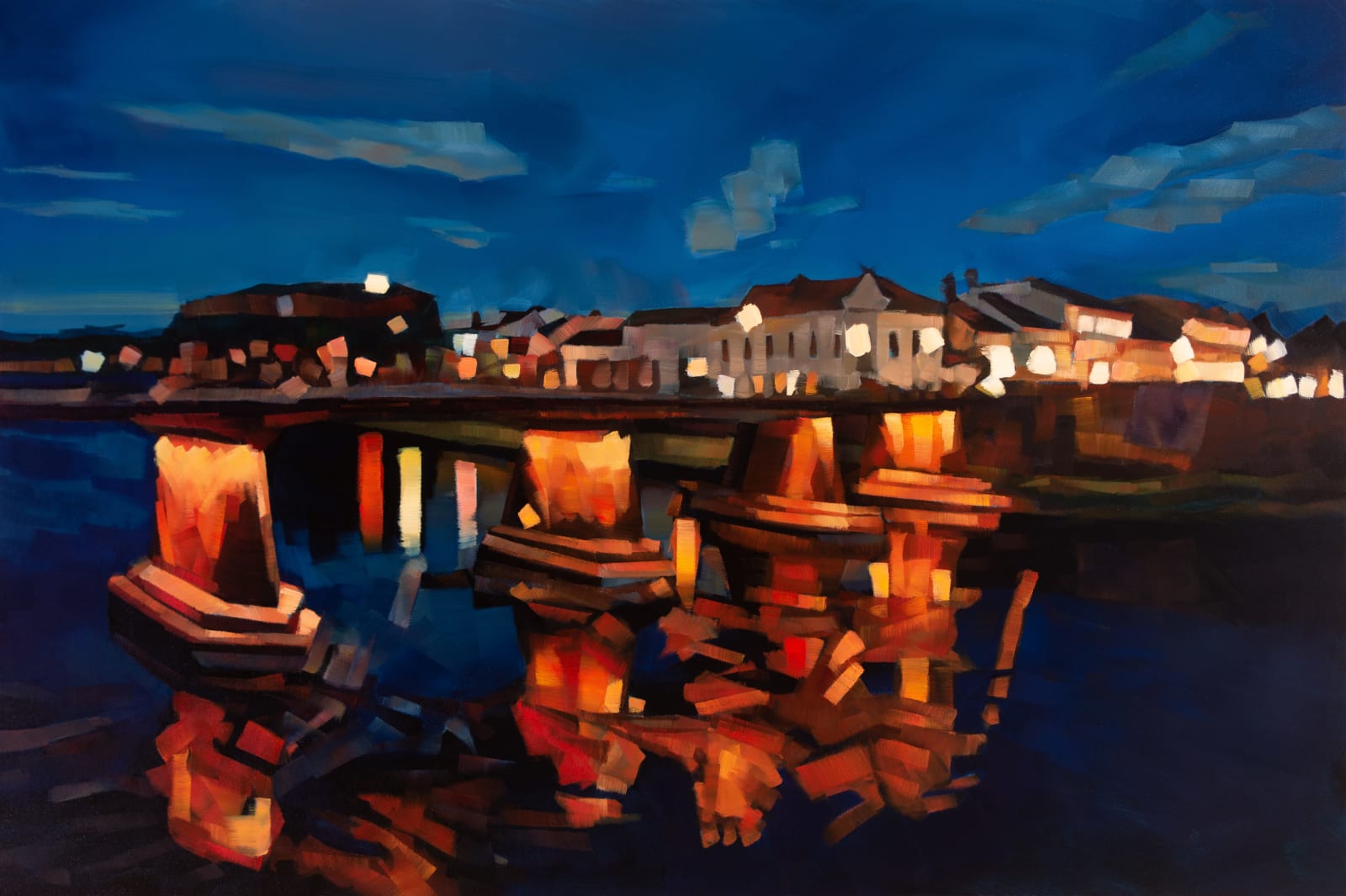 Mishael Coggeshall-Burr, Night River, 2022