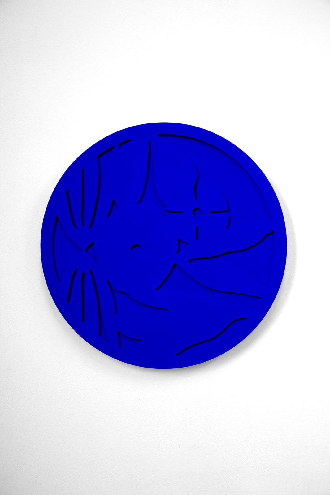 Elspeth Schulze, Recessed Circle (Ultramarine), 2025