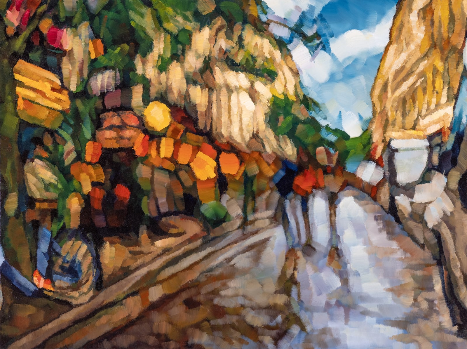 Mishael Coggeshall-Burr, Latin Quarter After the Rain, 2024