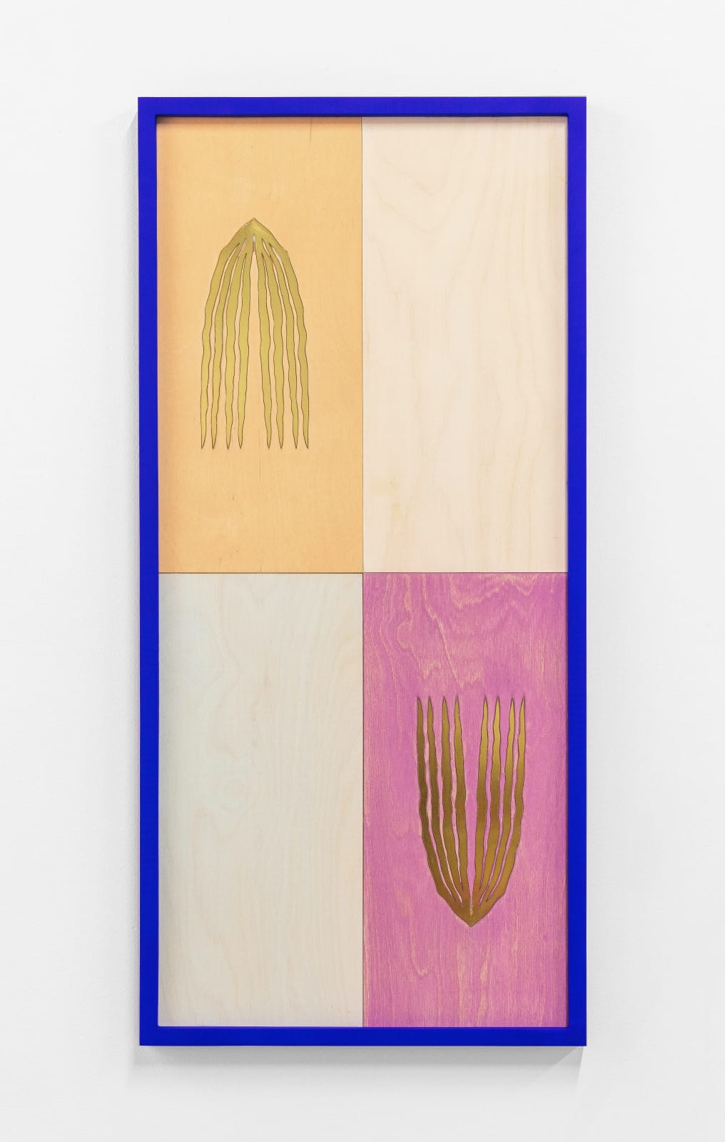 Elspeth Schulze, Quarter Palmette (Ultramarine), 2024