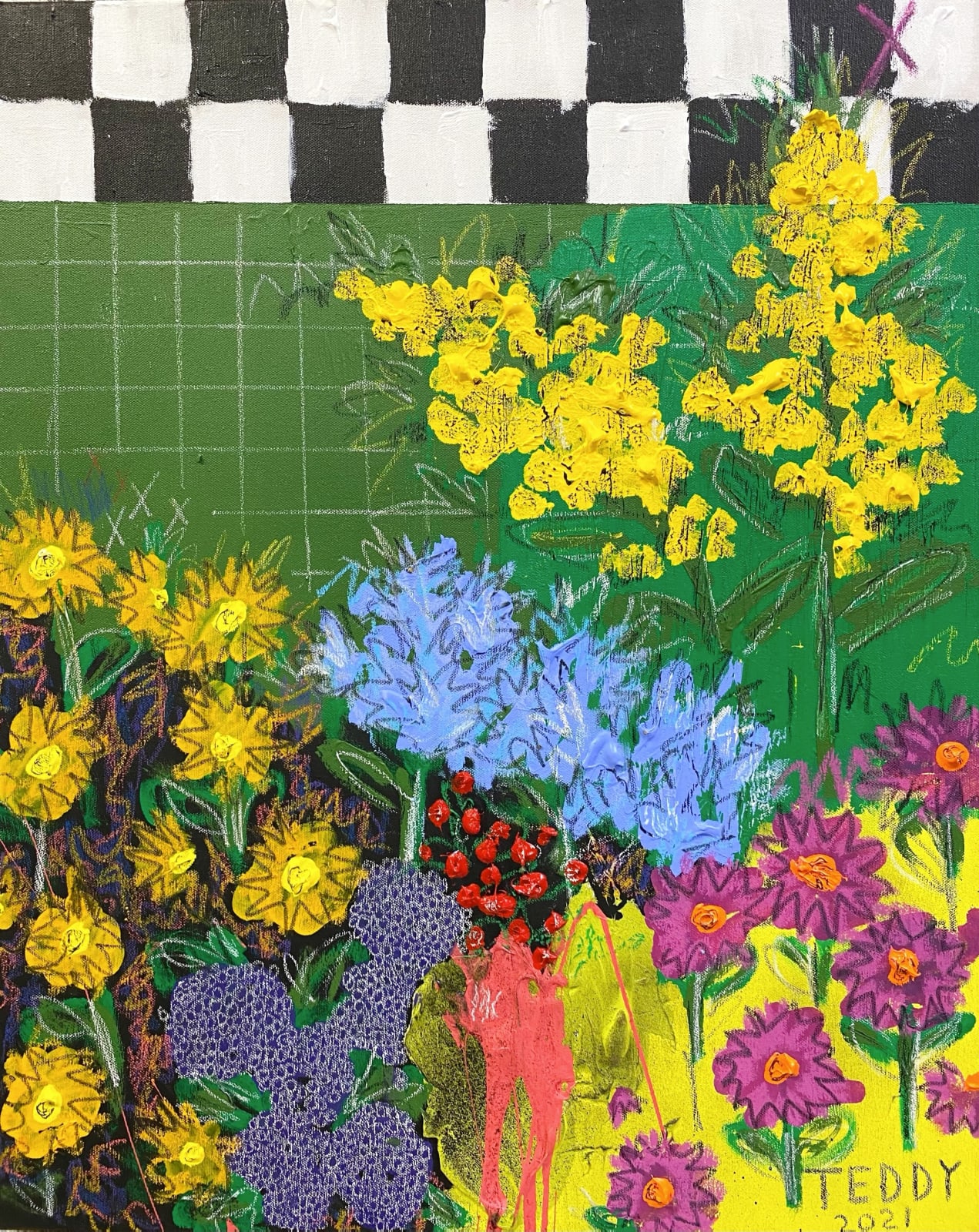 Teddy Benfield, Untitled (Wildflowers of Eastern Massachusetts 2), 2021