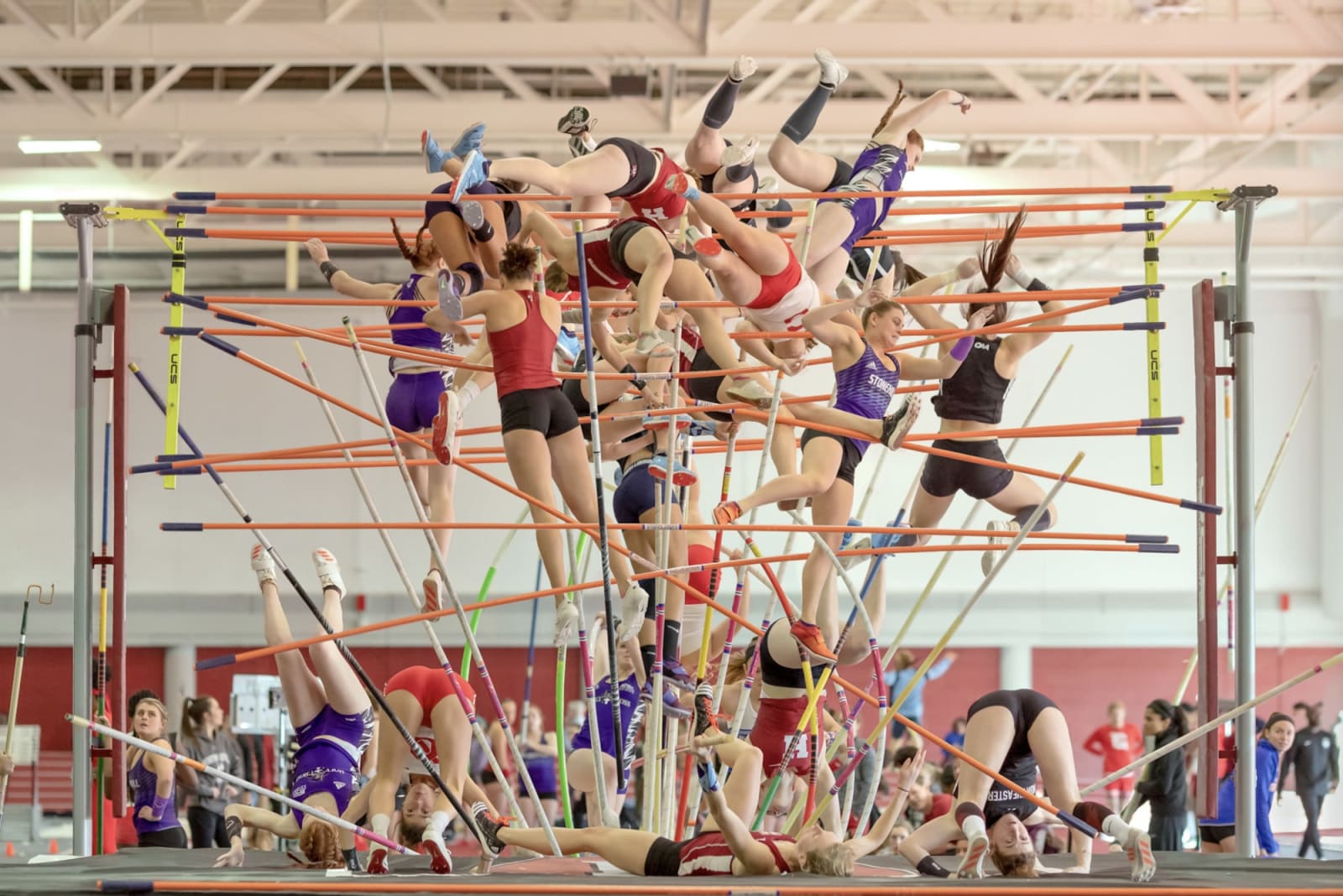 Pelle Cass, Pole Vault at Harvard, 2018