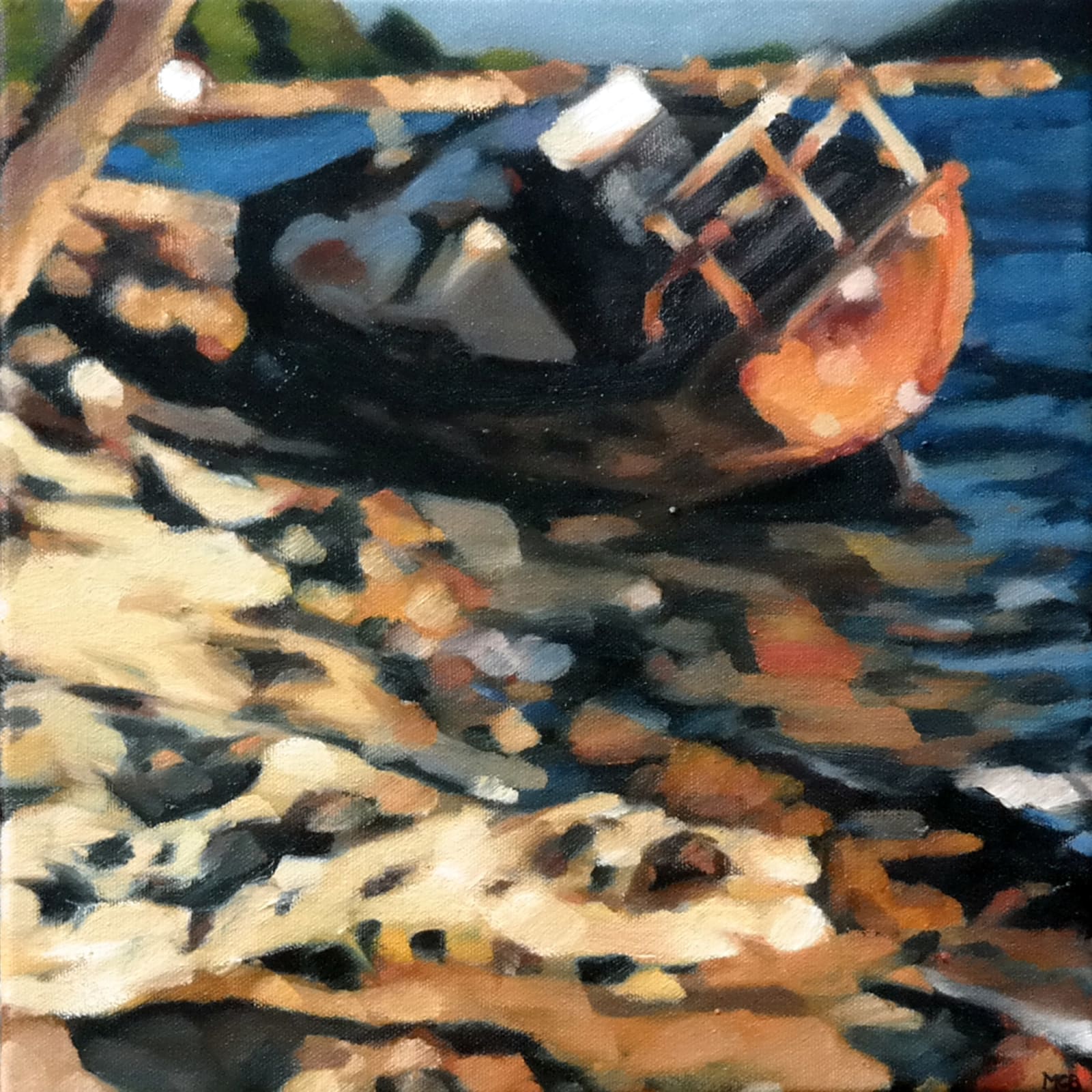 Mishael Coggeshall-Burr, Old Boat, 2016