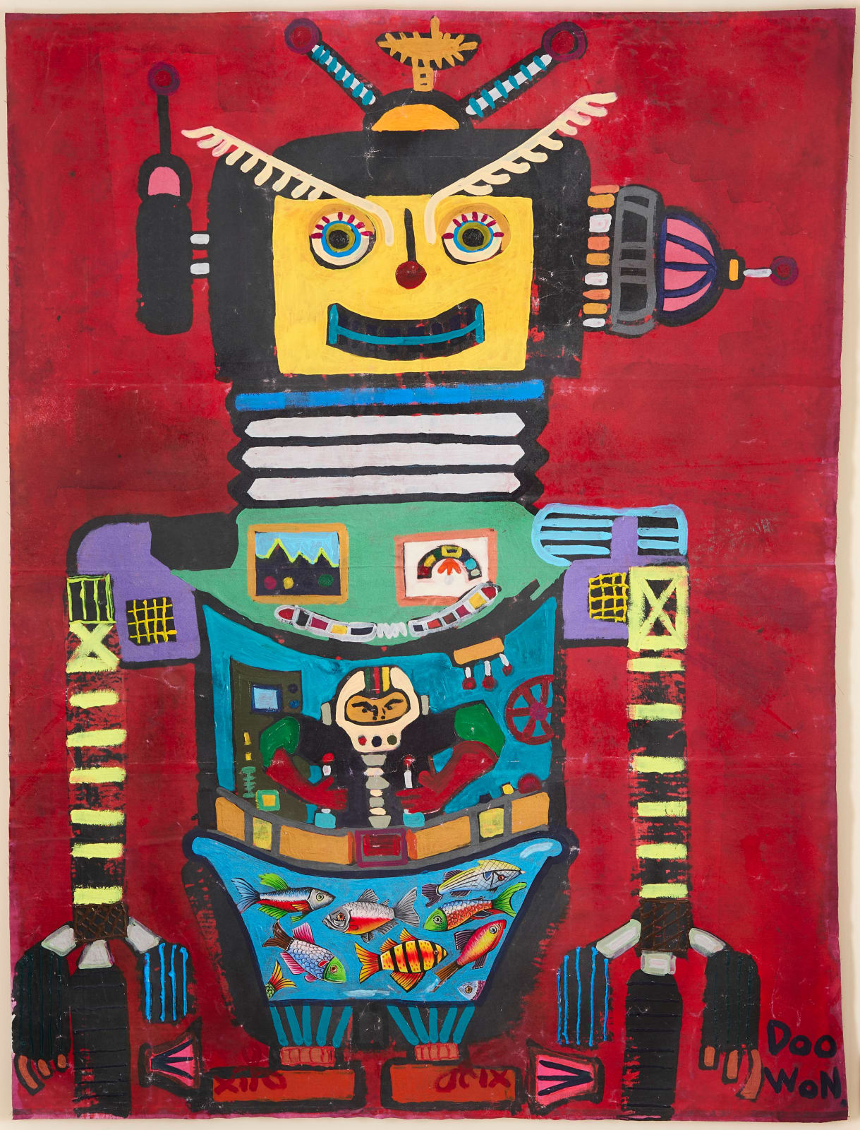 A Fish Powered Robot