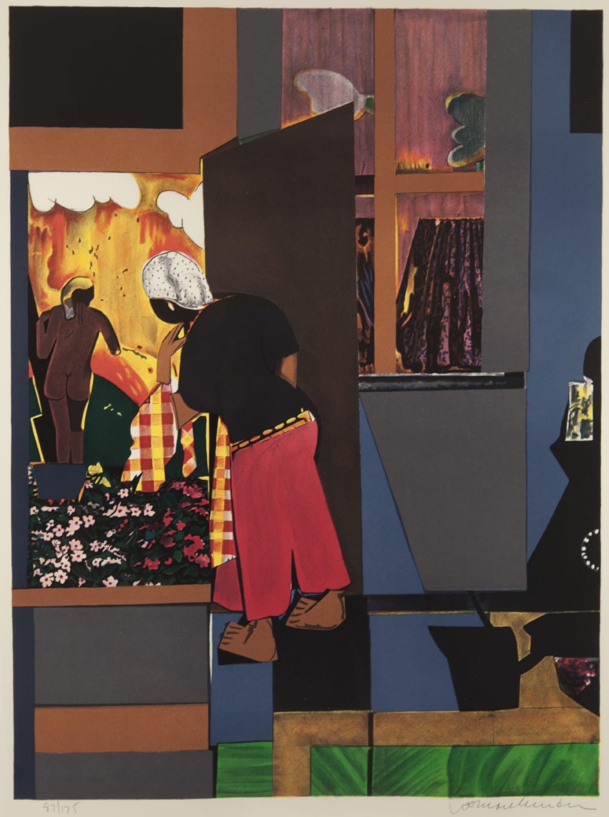 Romare Bearden, Open Door, 1979