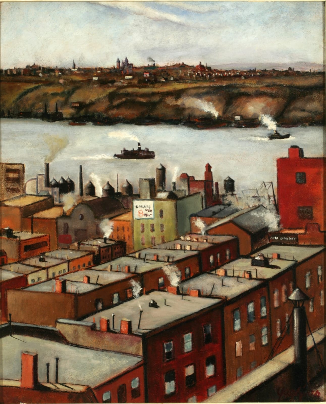 Jersey Across Rooftops