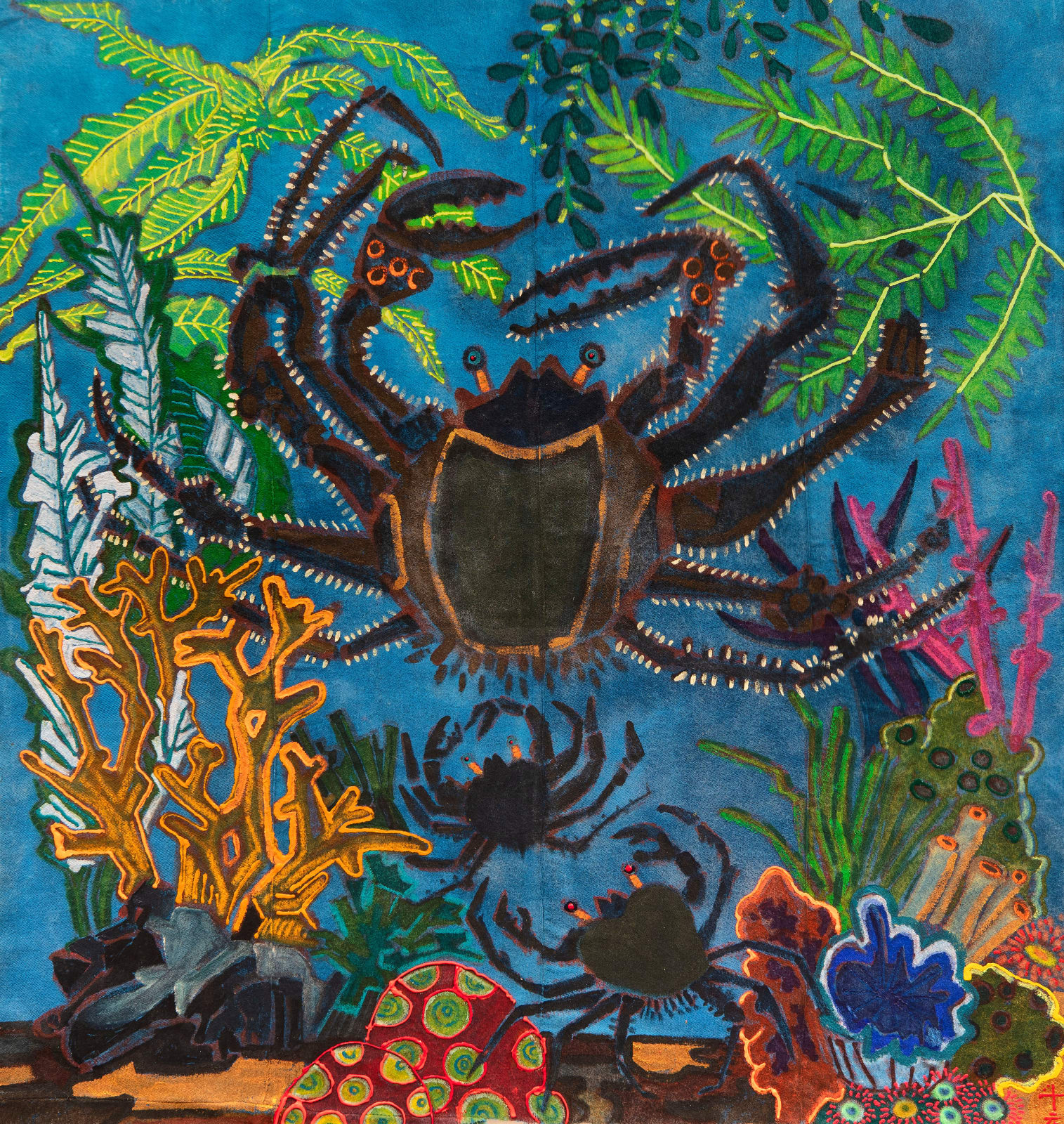 Doowon Lee, The Crabs Walk Among Coral-Like Flowers, 2025