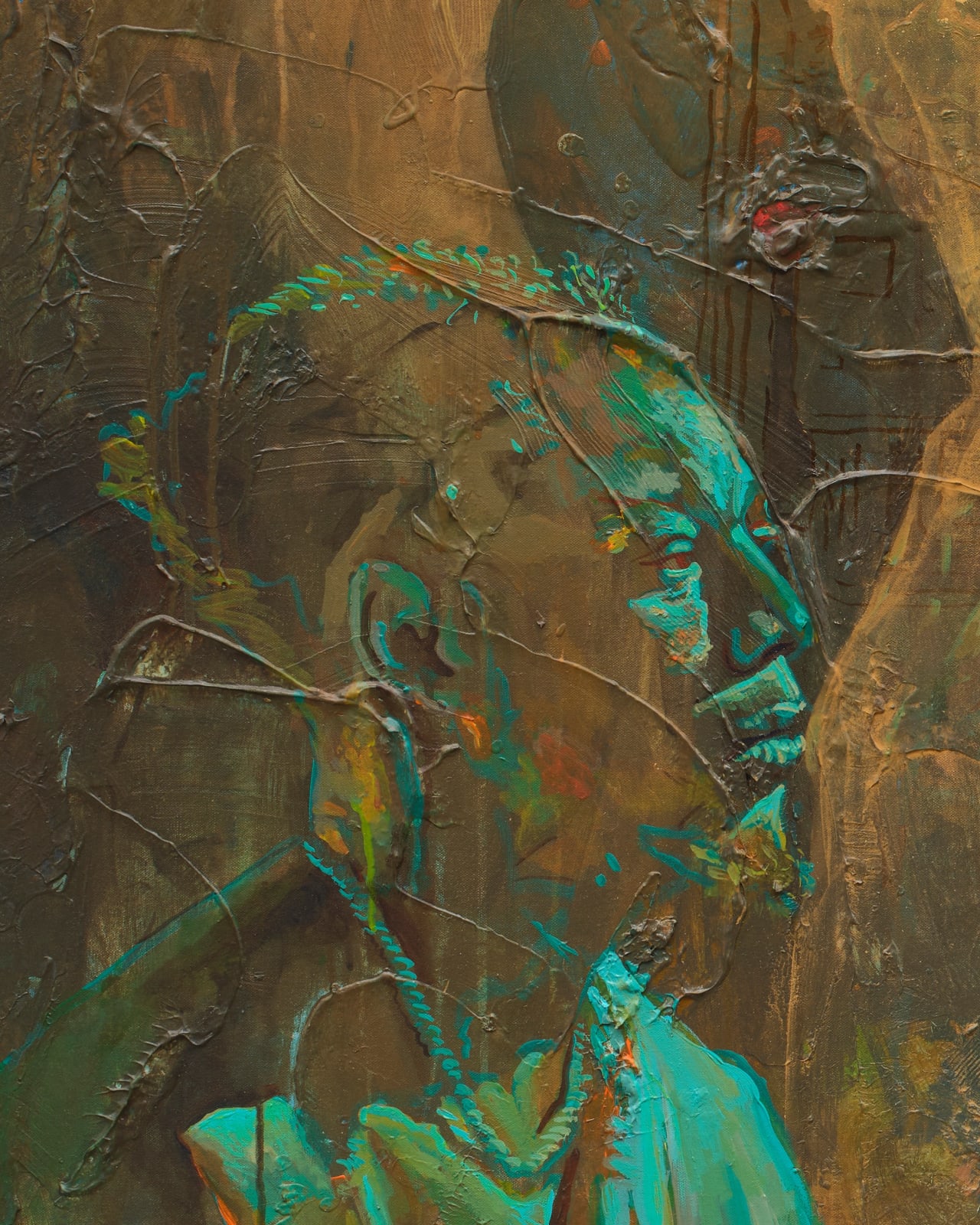 Detail of subject in