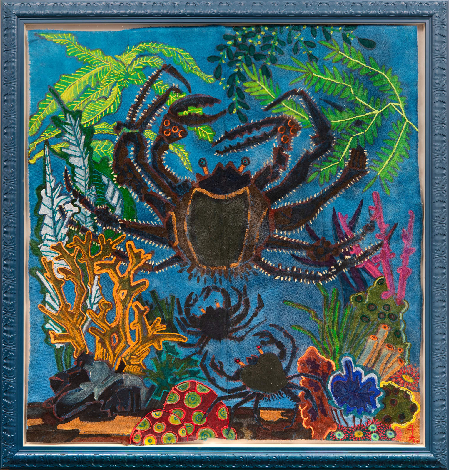 Doowon Lee, The Crabs Walk Among Coral-Like Flowers, 2025