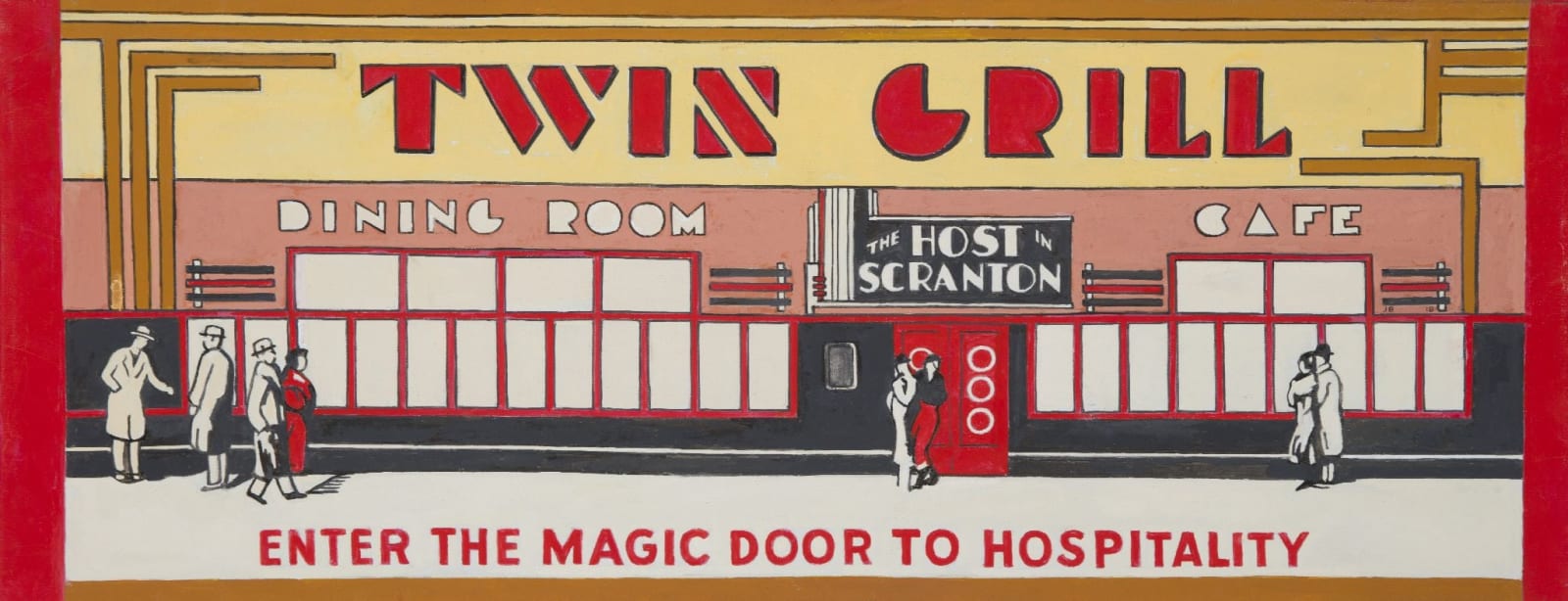 John Baeder, Twin Grill, 2018