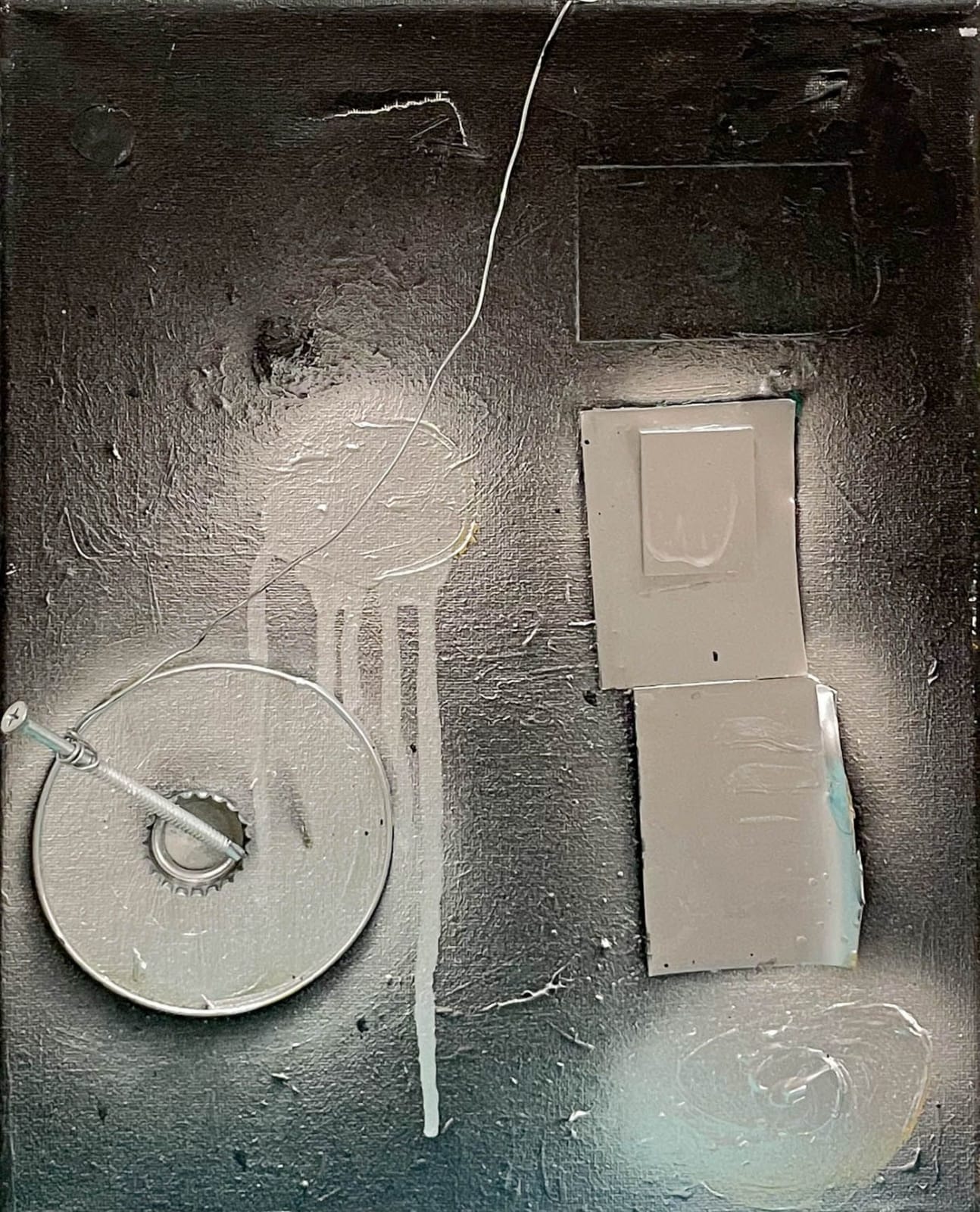 untitled (silver/black with screw)