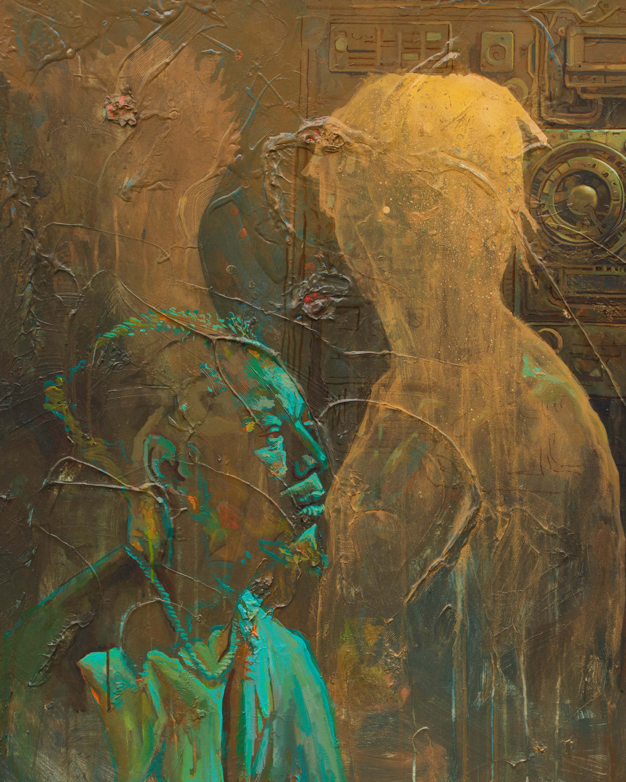 Detail of subjects in