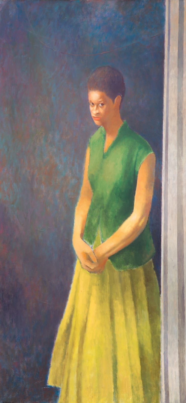 Charles White, Young Woman (Unfinished painting #6), 1965/66