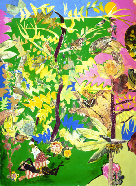 Romare Bearden, Khyyam and the Black Girl, 1971