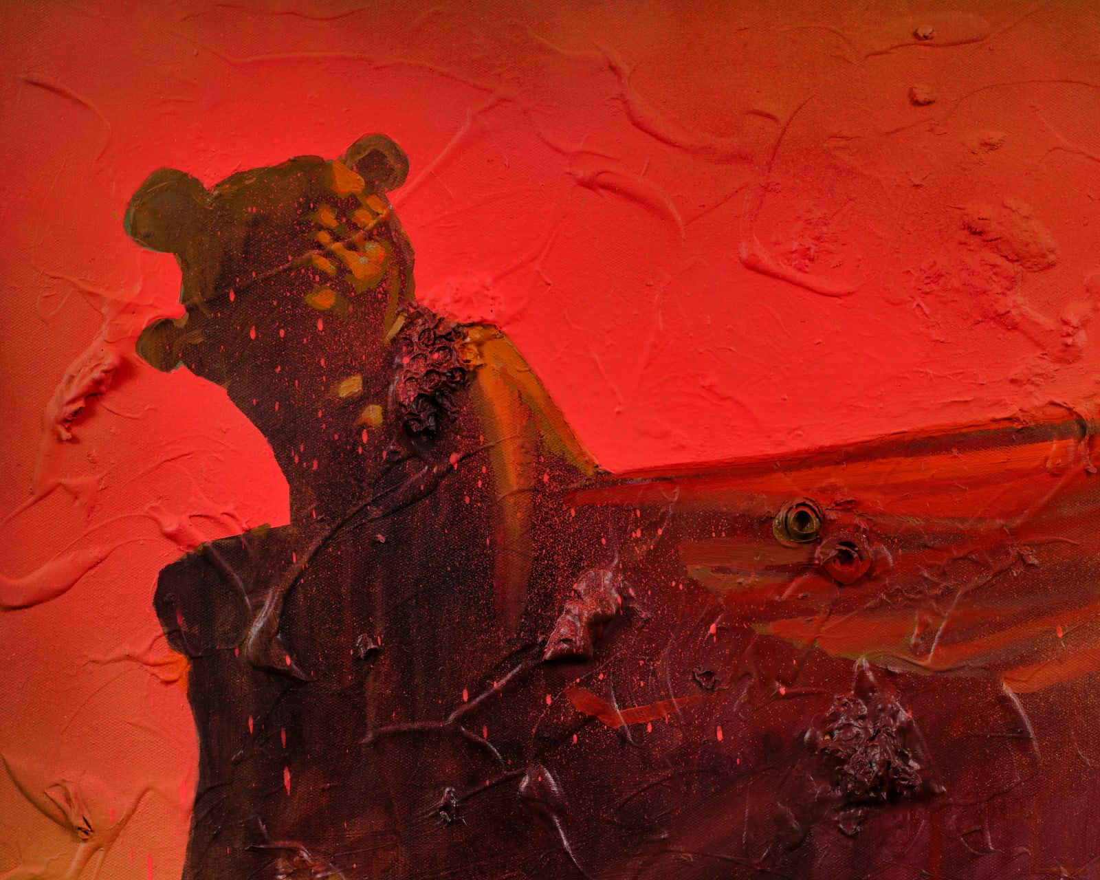 detail of Summer Girl, 2025 by Chinemerem Eme Omeh, Nigerian figurative painter capturing youth and resilience, contemporary art at ACA Galleries Chelsea NYC.