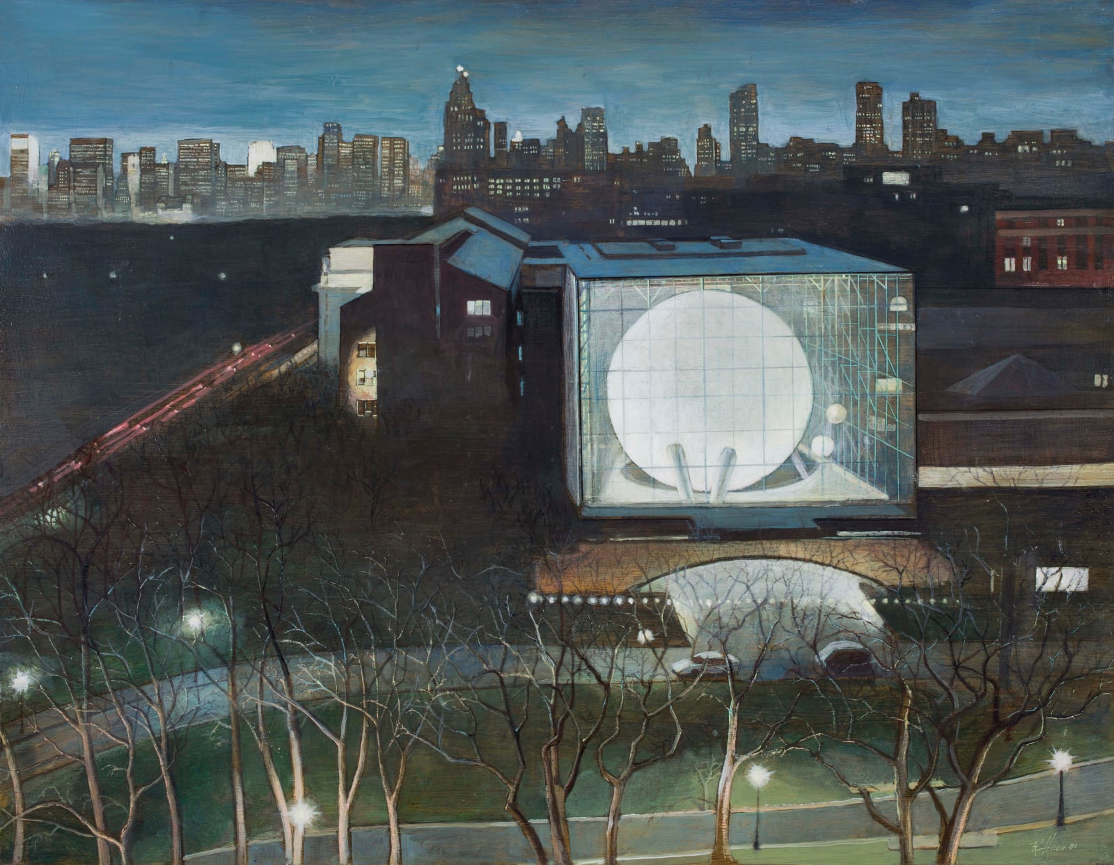 Richard Haas, Rose Center Night, 2001