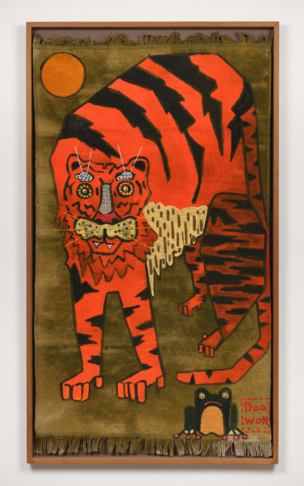 Doowon Lee, Moonlit Night: Tiger and Frog (New York Times Tiger), 2025