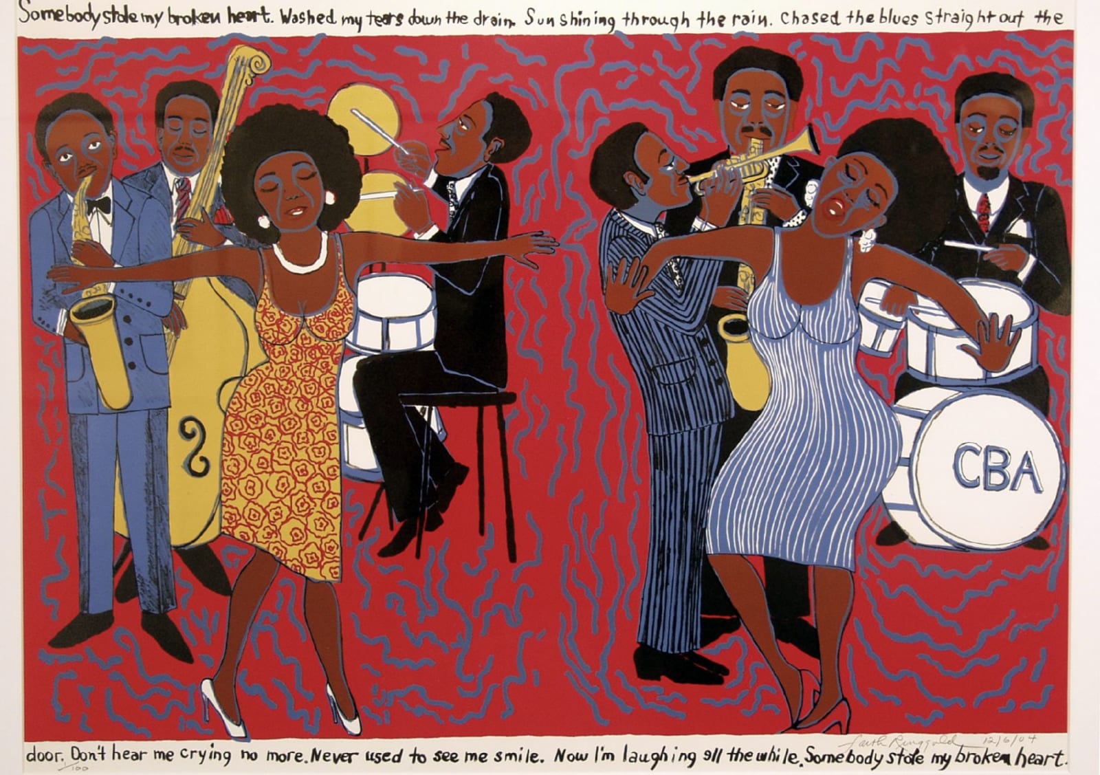 Faith Ringgold, Somebody Stole My Broken Heart, 2004