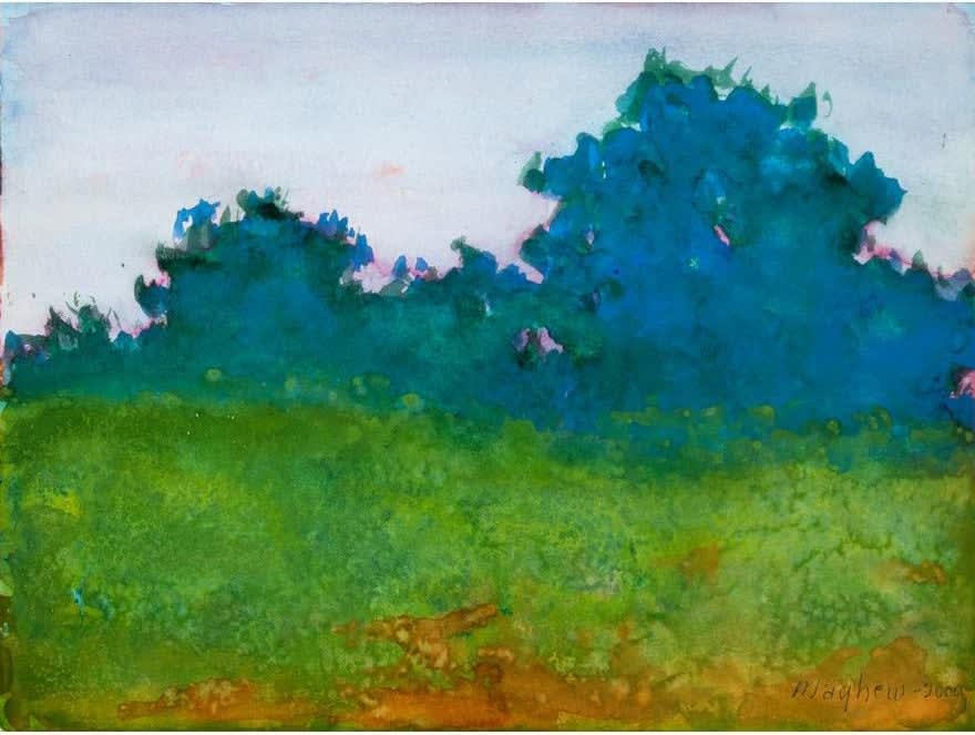 Richard Mayhew, Untitled, Landscape, 2000