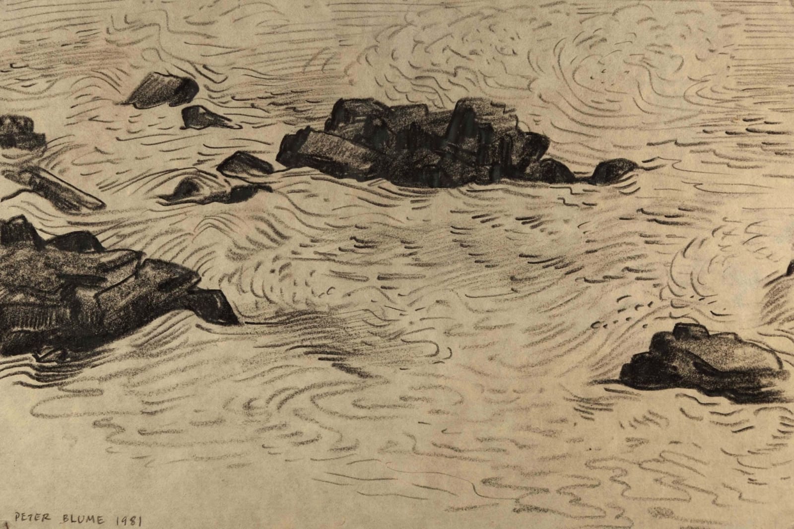 Study for Crashing Surf (B)