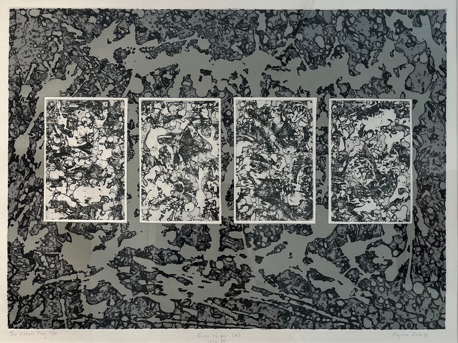 William Majors, River Niger (A), River Niger (B), 1990