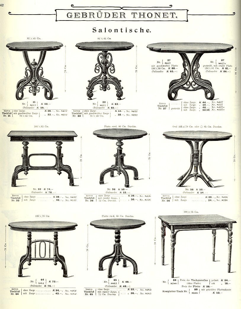 Thonet Table,