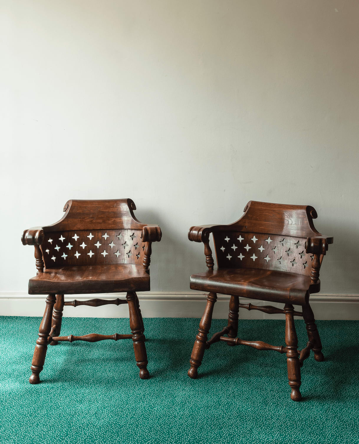 Pair of armchairs,