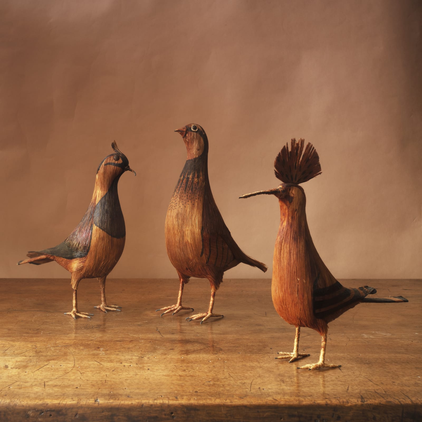 Painted Split Cane Birds,