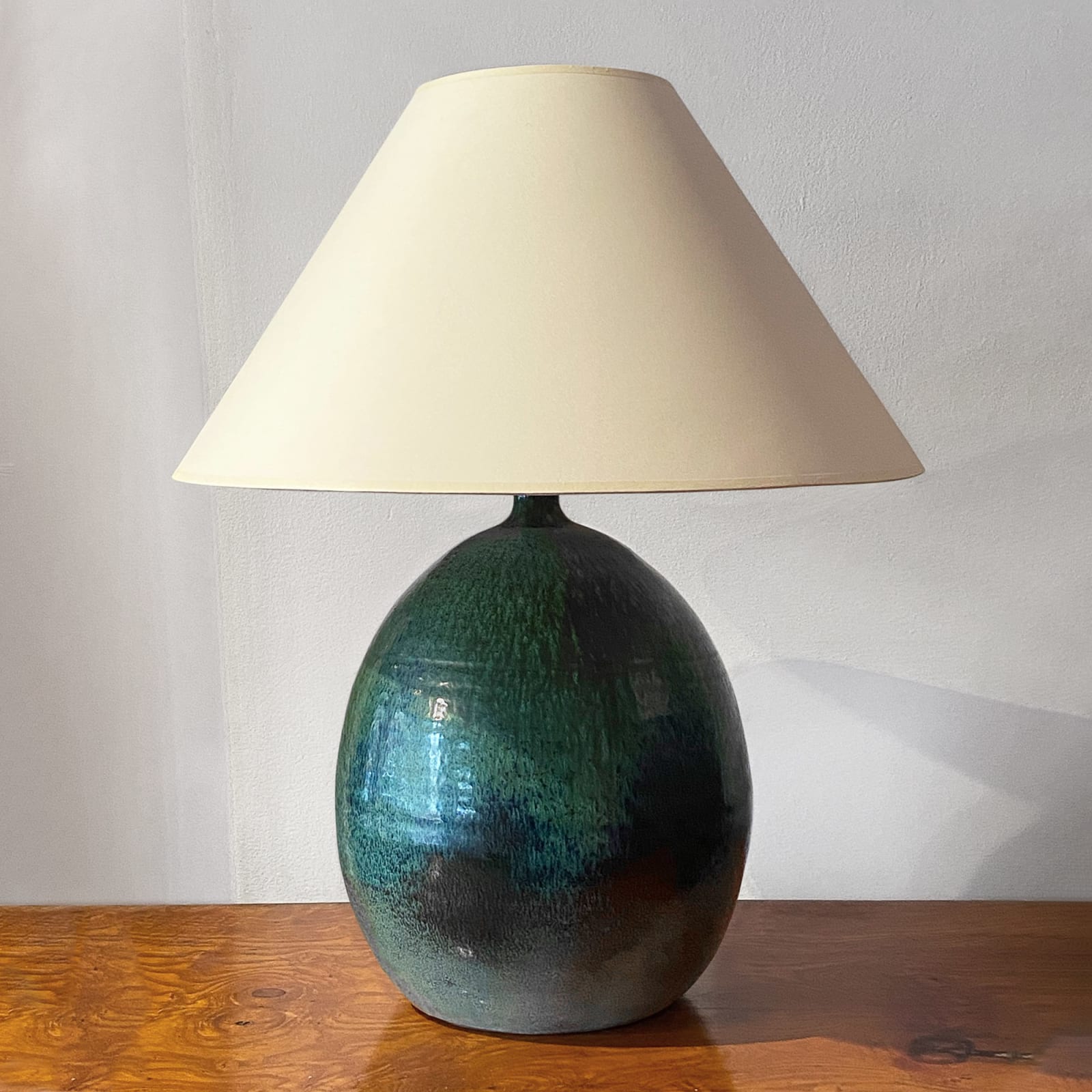 Green Glazed Lamp,