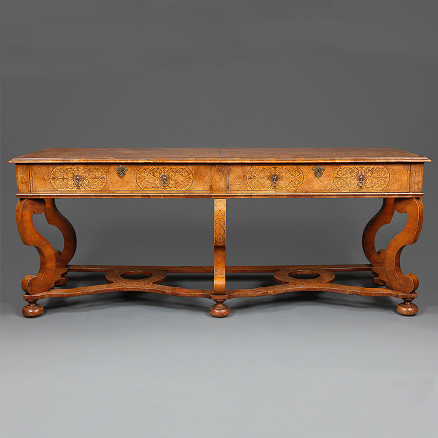 Inlaid side table,