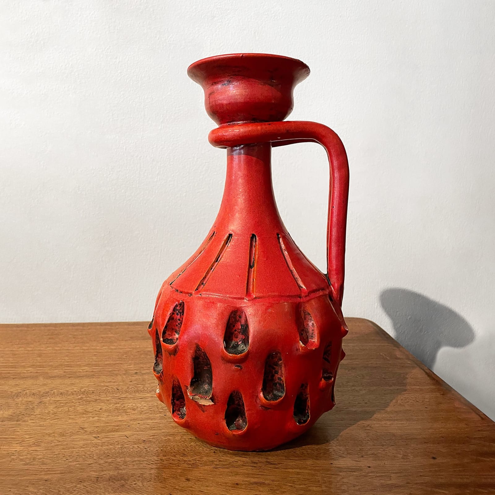 Red Ceramic Jug,