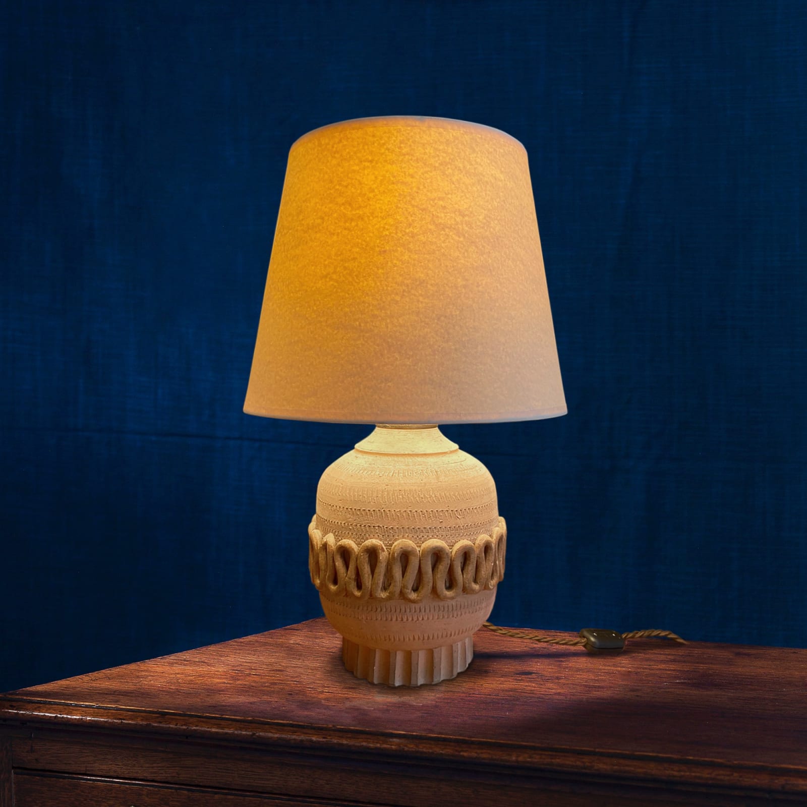 Terracotta Lamp,