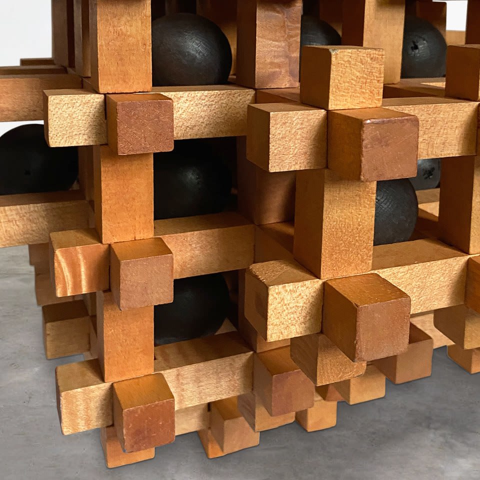 Oak Cage Sculpture,