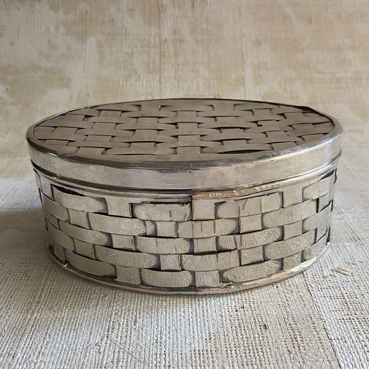 Woven Silver Box,