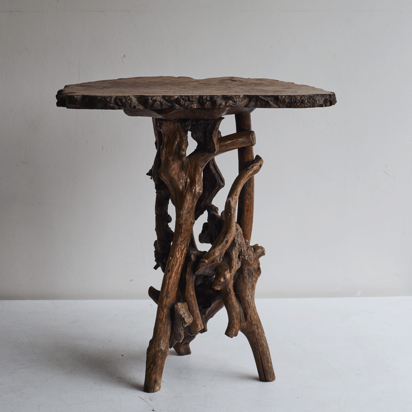 Root Wood Side Table,