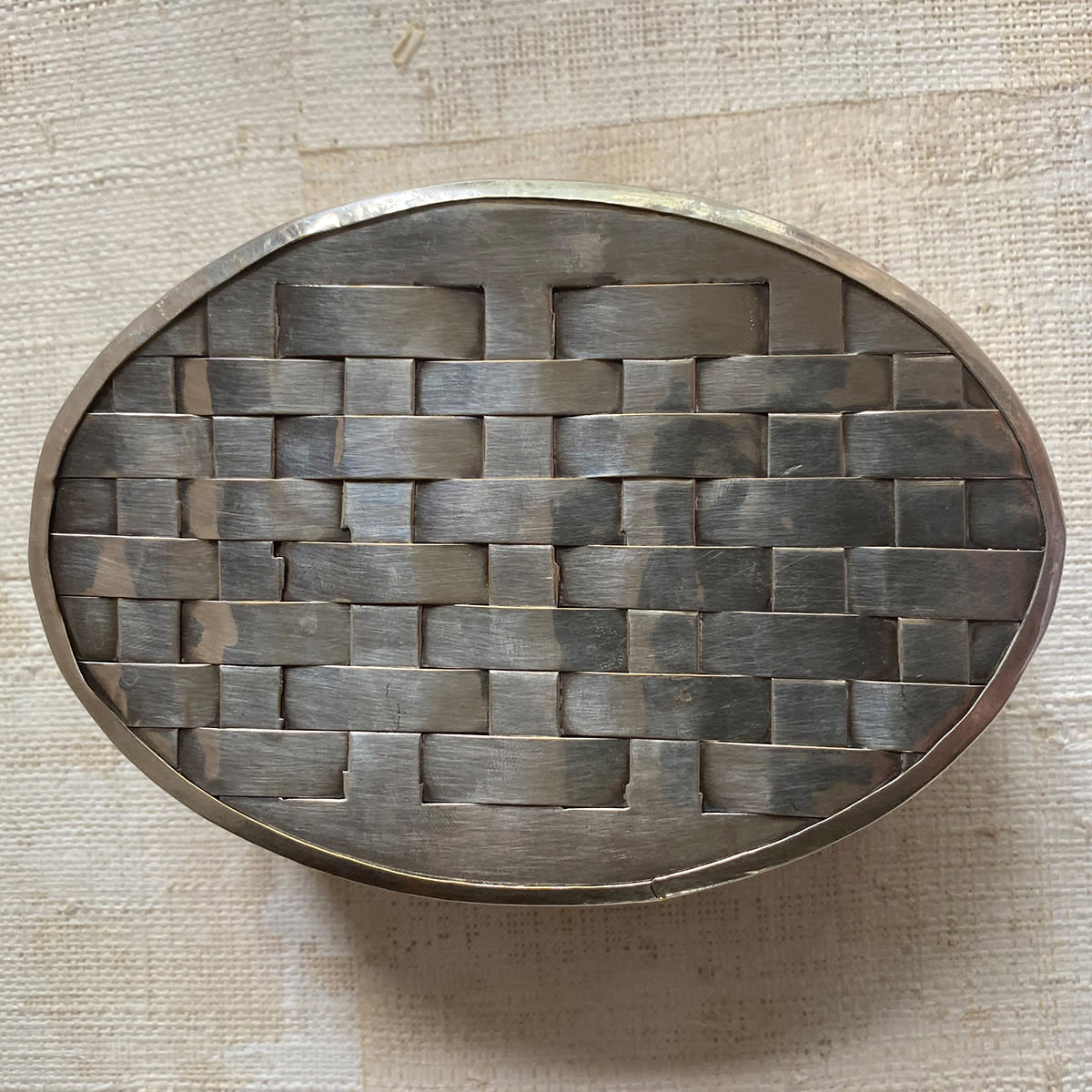 Woven Silver Box,