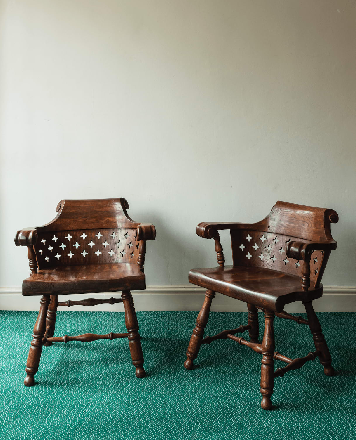 Pair of armchairs,