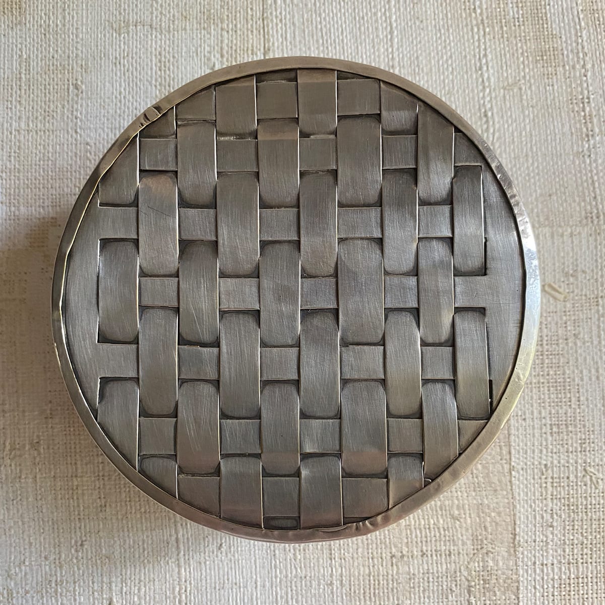Woven Silver box,