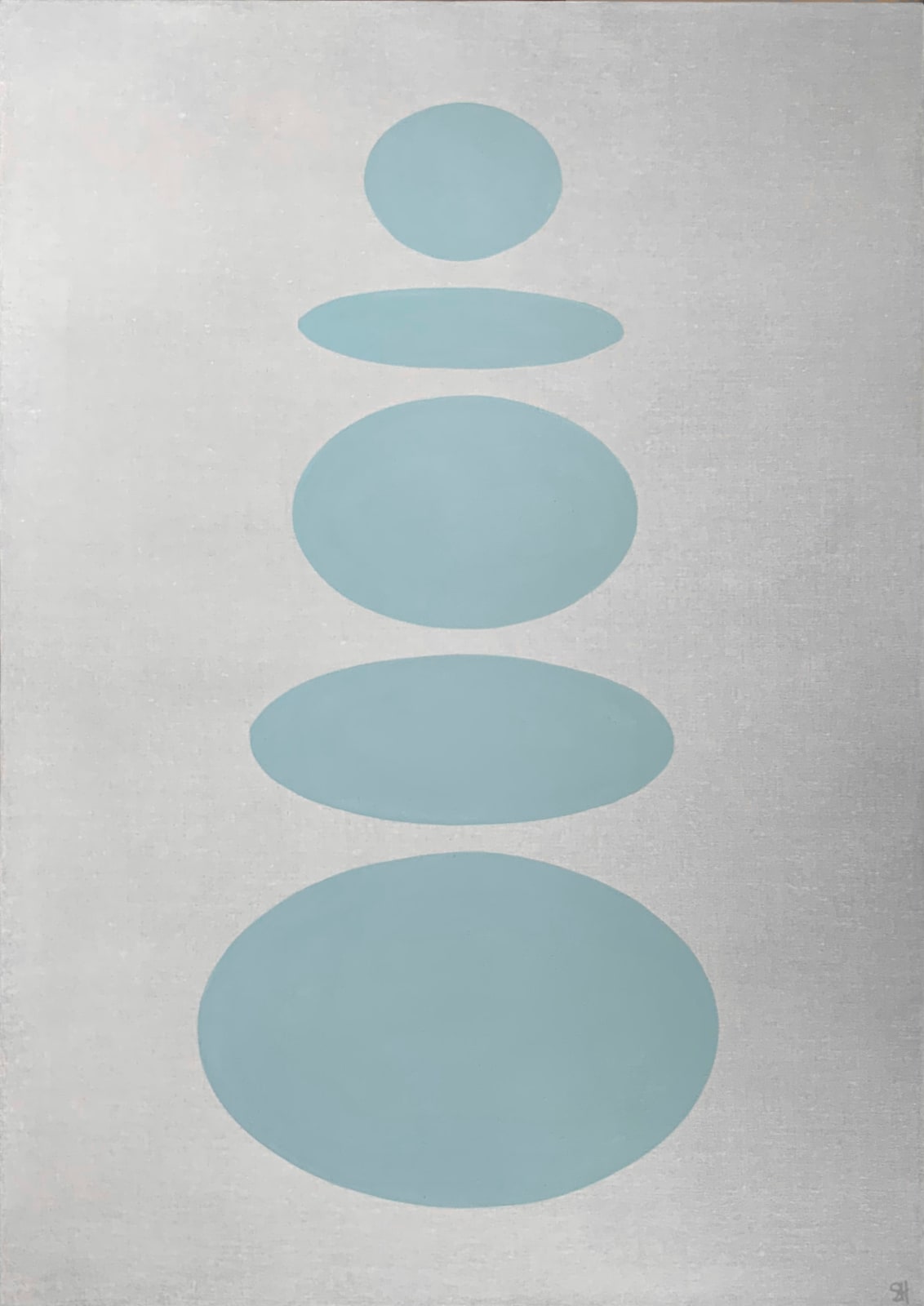 Stephanie Henderson, Floating Cairn in Seaglass