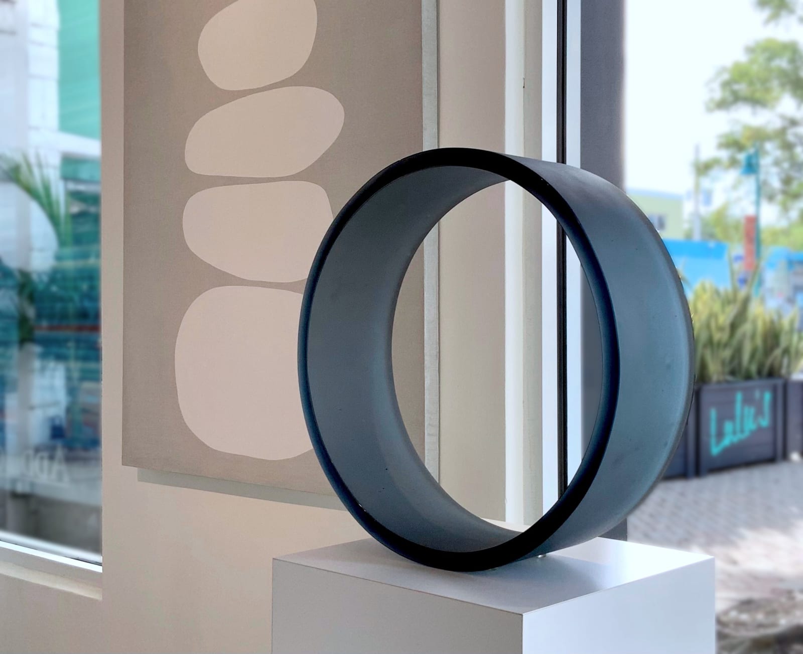 Brian Usher, Circle -Steel Blue