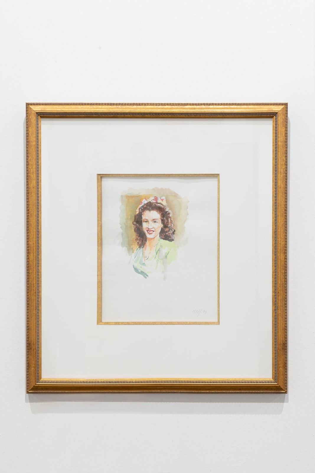 Margaret Harrison, Young Marilyn (Dark Hair), 1994
