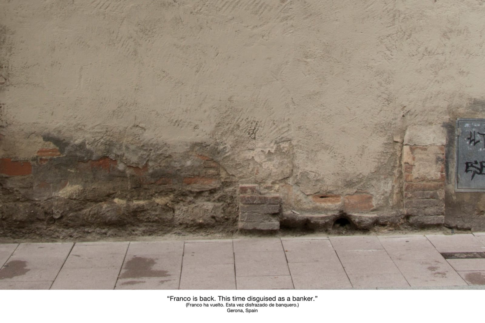 Adrian Melis, Replacement points. Franco is back. This time disguised as a banker, 2013