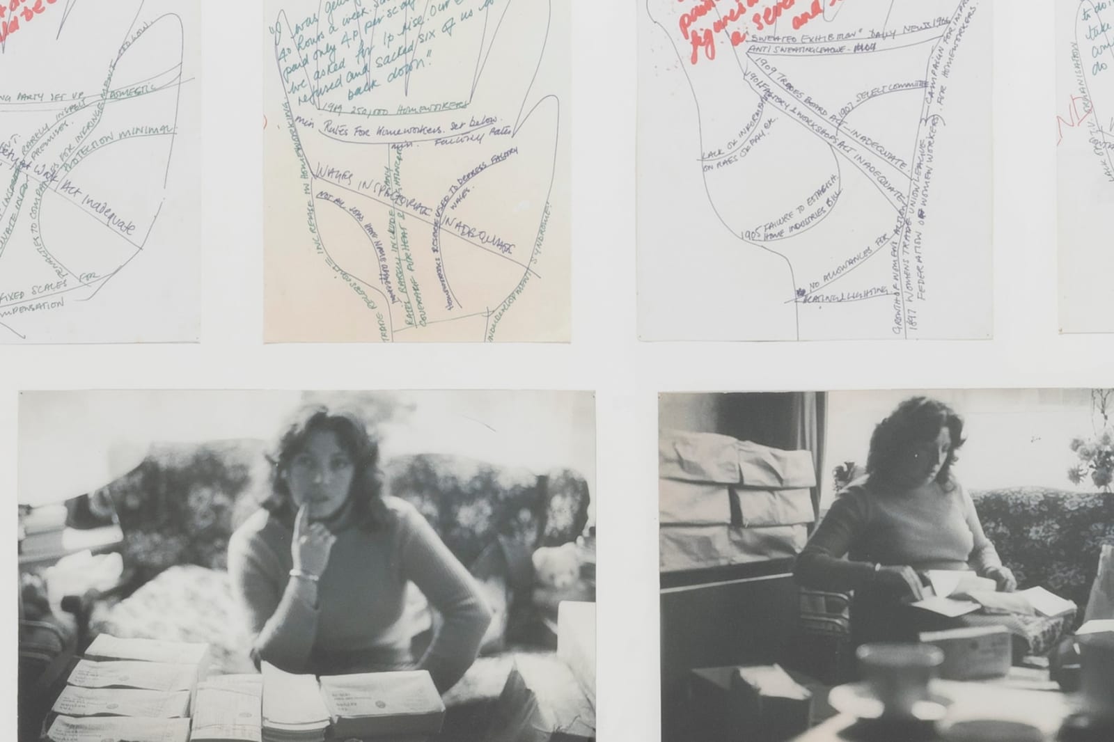 Margaret Harrison, Homeworkers: Mrs. McGilvrey and the hands of law and experience, 1978-1980